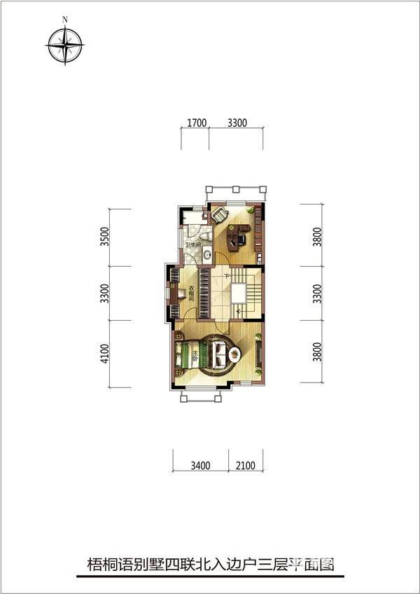 保利梧桐语3室3厅3卫户型图