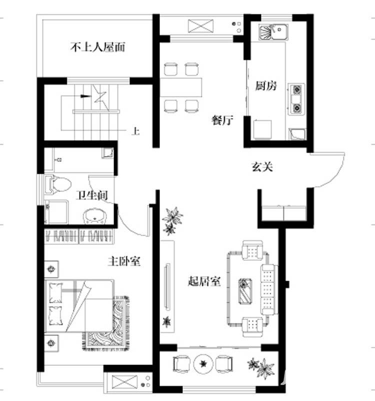 奥克斯盛世年华3室2厅2卫137㎡户型图