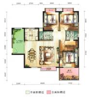 汉江新城4室2厅2卫143.7㎡户型图