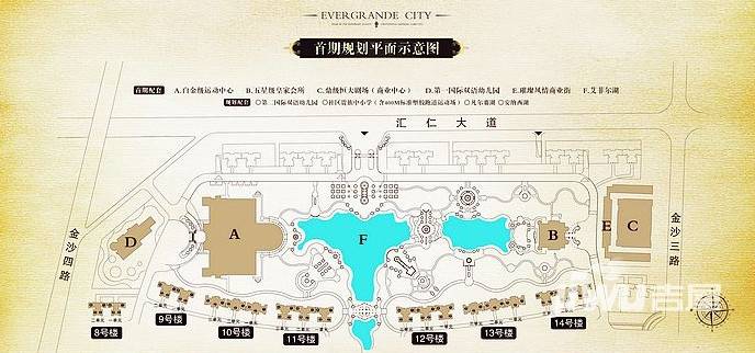 南昌恒大城规划图