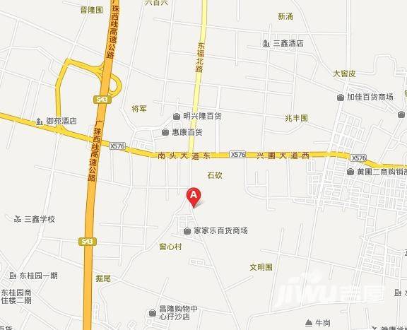 广物锦绣东方位置交通图2