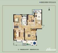 濮阳·建业城2室2厅1卫户型图