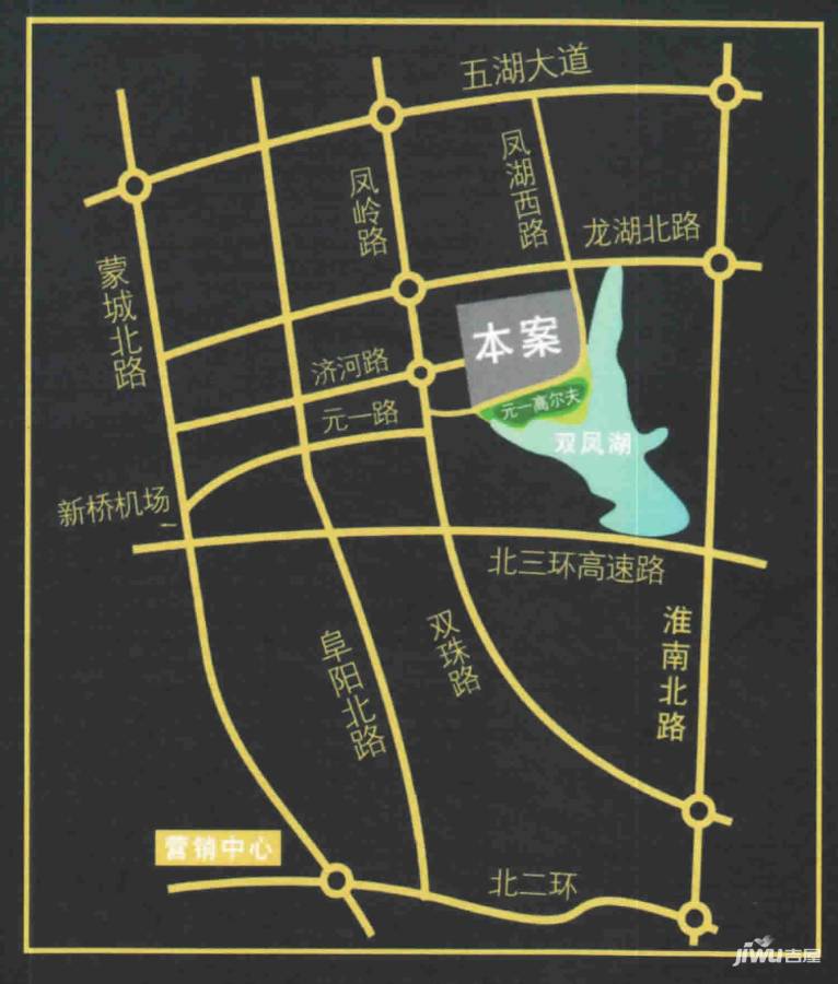新慧御湖城位置交通图