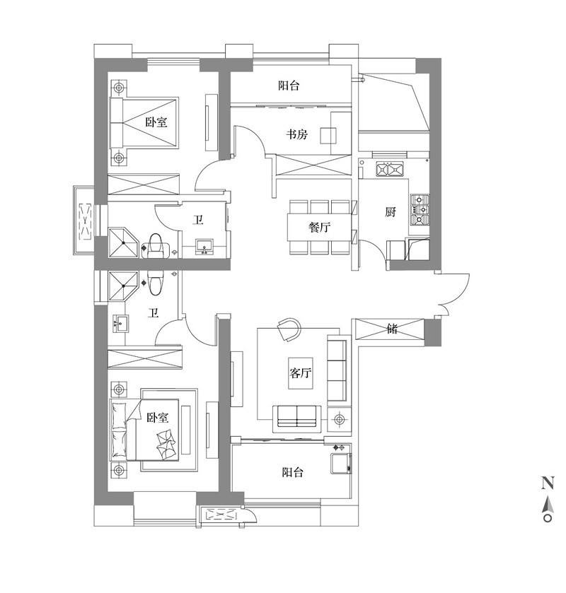 坝上街环球中心户型图