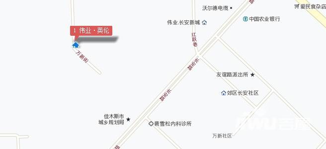 伟业英伦尚城位置交通图1