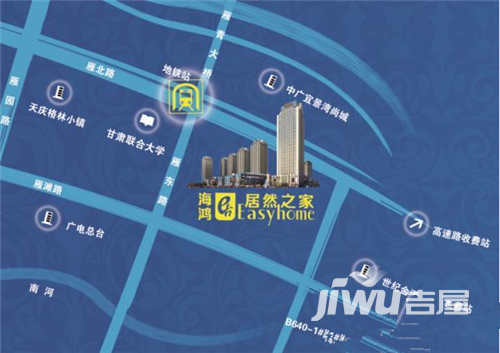 海鸿SOHO公馆位置交通图图片