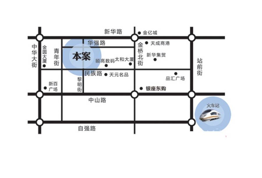 华强广场位置交通图图片