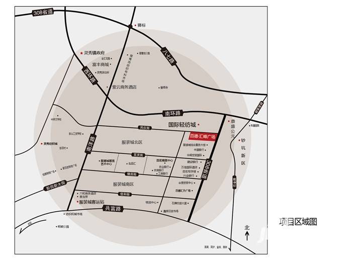 百德汇峰广场位置交通图