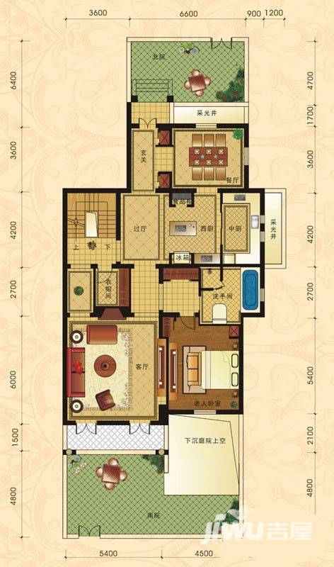 浪琴公馆普通住宅174.9㎡户型图