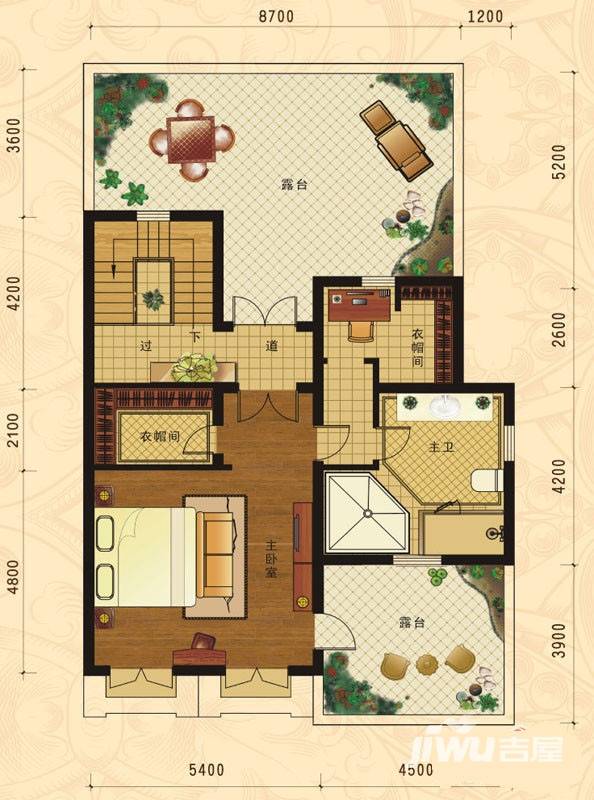 浪琴公馆普通住宅89.3㎡户型图