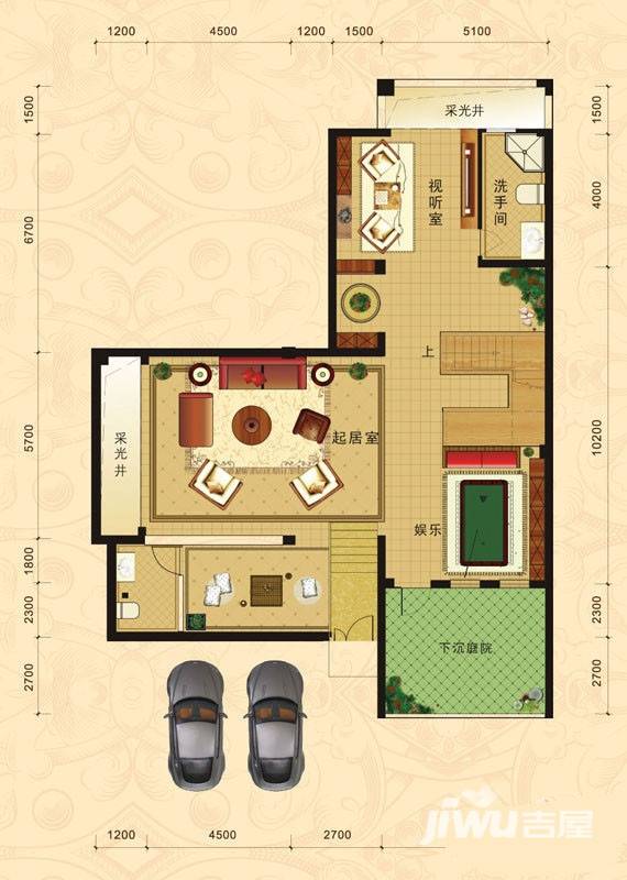 浪琴公馆普通住宅172㎡户型图