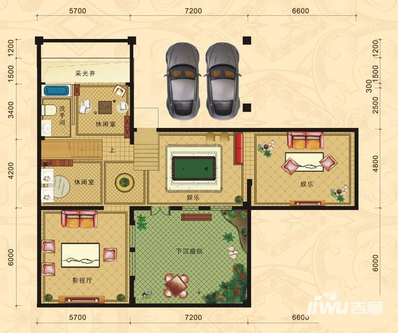 浪琴公馆普通住宅168㎡户型图