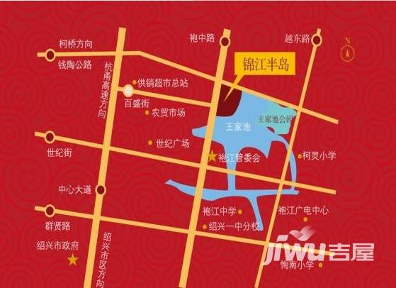 锦江半岛位置交通图