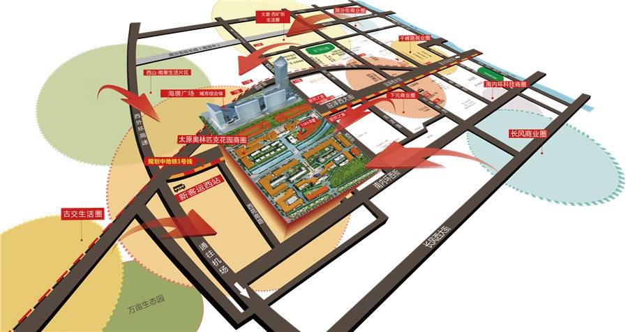 海唐广场规划图图片