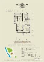 森海湾3室2厅1卫128.7㎡户型图