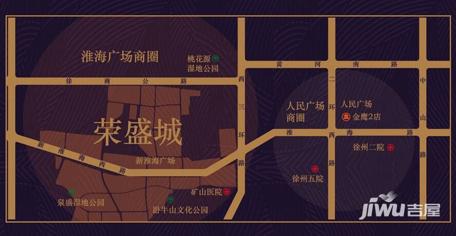 荣盛城位置交通图图片