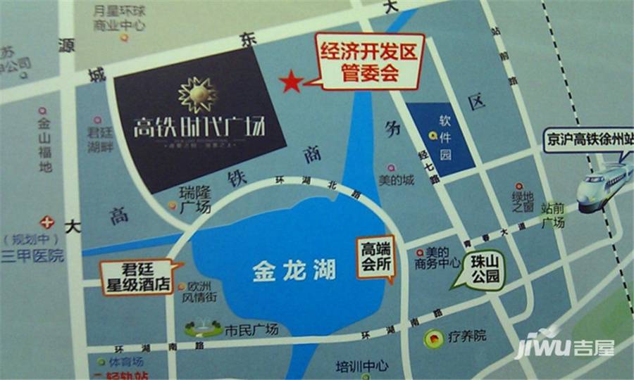 鼓楼广场位置交通图