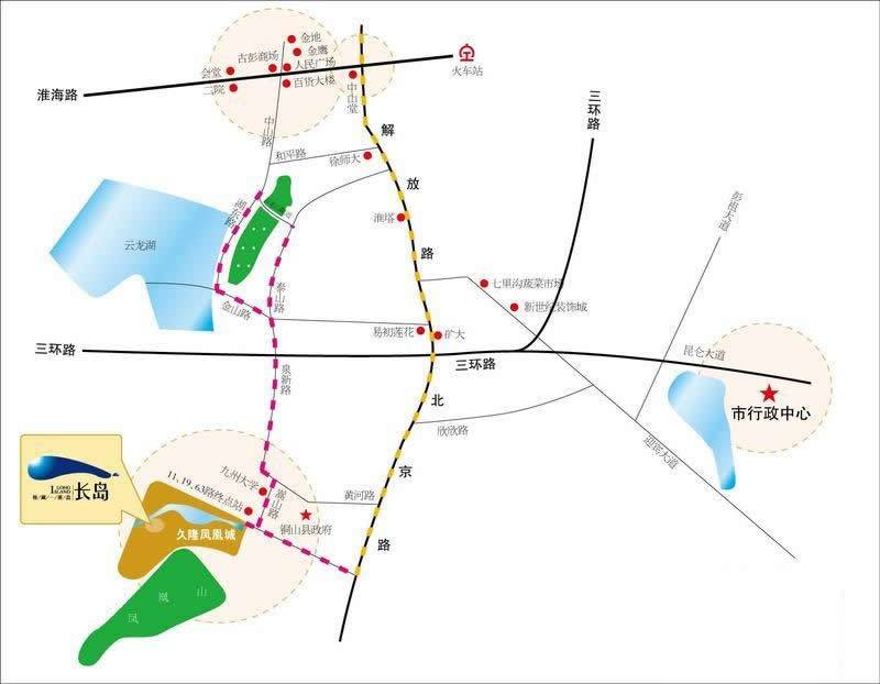久隆长岛位置交通图图片