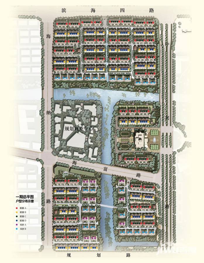 合生杭州湾国际新城规划图图片
