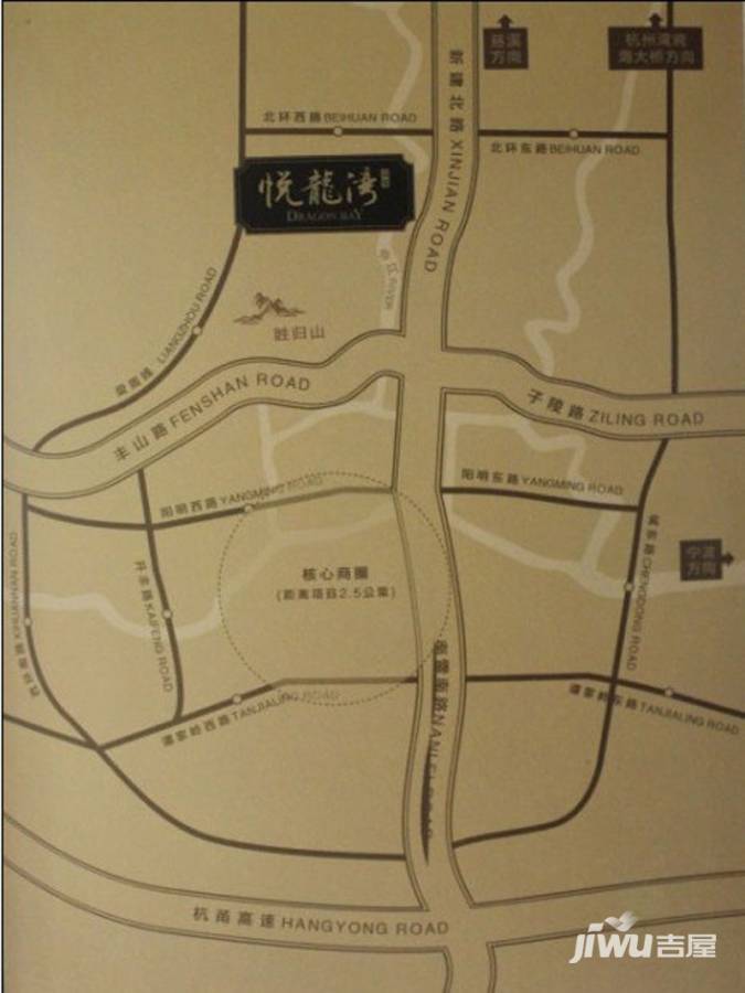 众安悦龙湾位置交通图