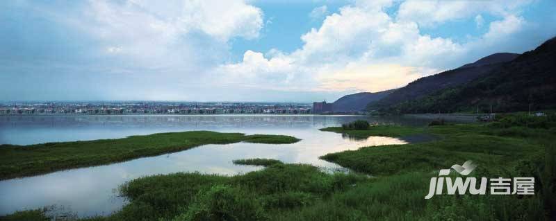 香湖丹堤实景图图片
