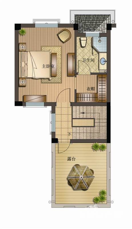 悦澜湾普通住宅175㎡户型图