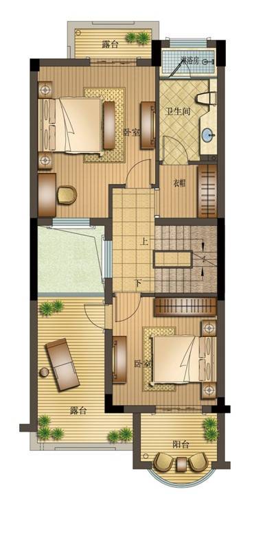 悦澜湾普通住宅194㎡户型图