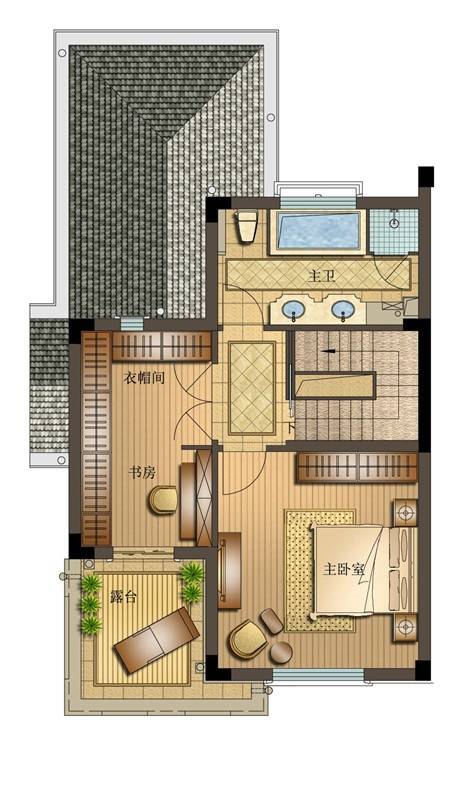 悦澜湾普通住宅230㎡户型图