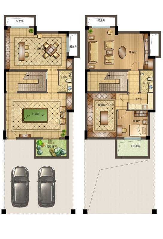 悦澜湾普通住宅235㎡户型图