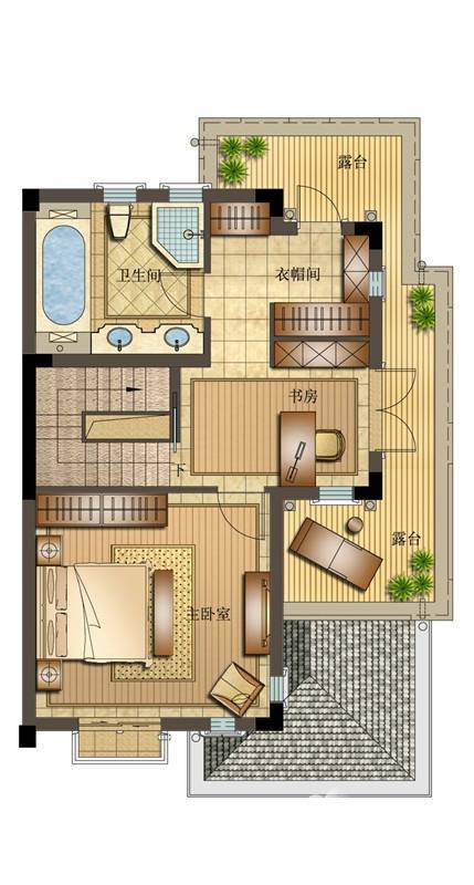 悦澜湾普通住宅235㎡户型图