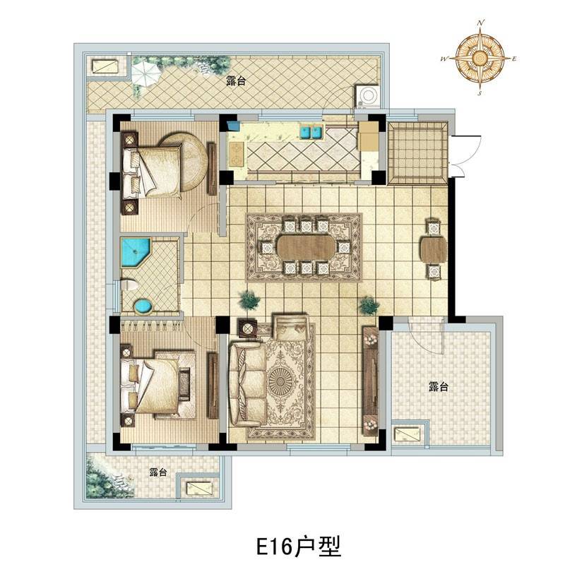 花样年花郡普通住宅94.9㎡户型图