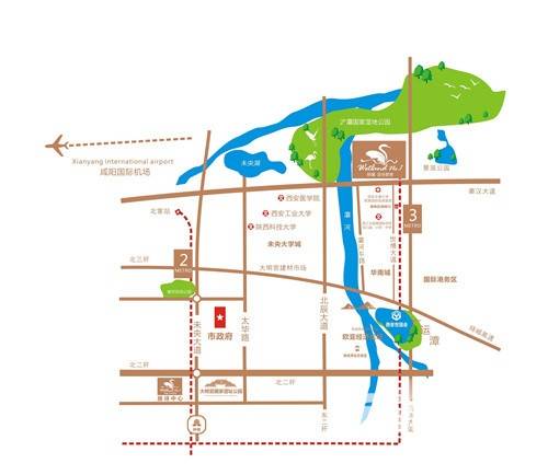 颐馨湿地壹號位置交通图