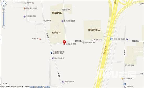 锦尚云天古镇位置交通图