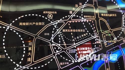西咸6E国际位置交通图