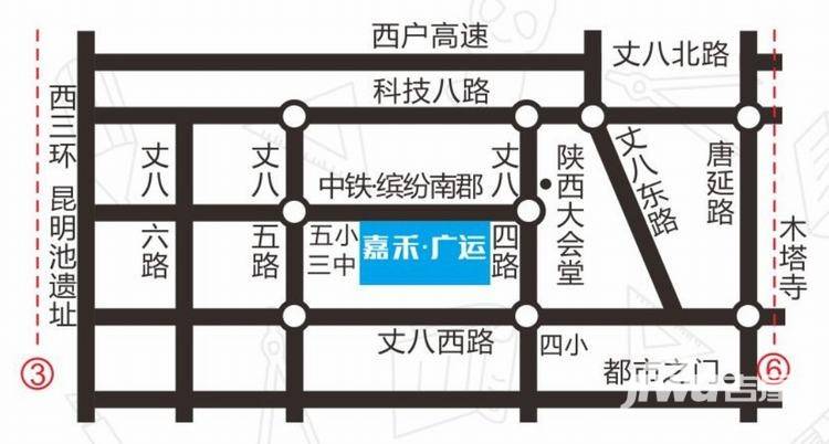 嘉禾广运位置交通图图片