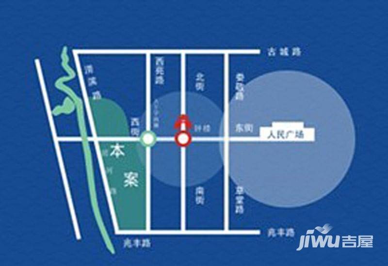 荣华水岸新城位置交通图图片