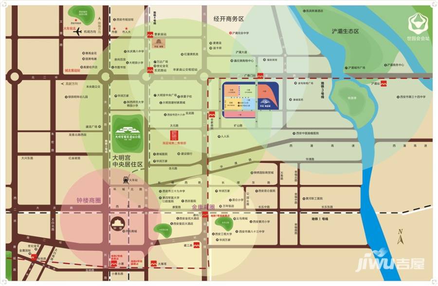 华远海蓝城位置交通图图片
