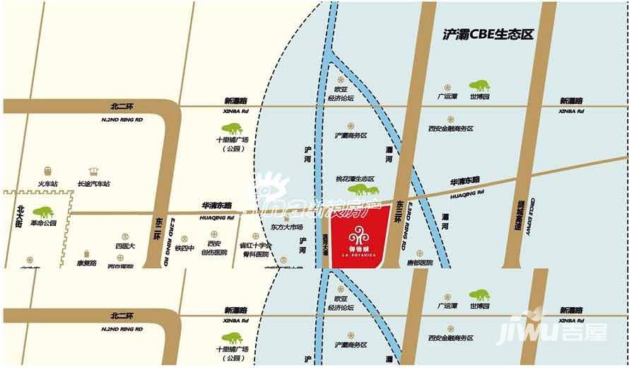 御锦城位置交通图图片