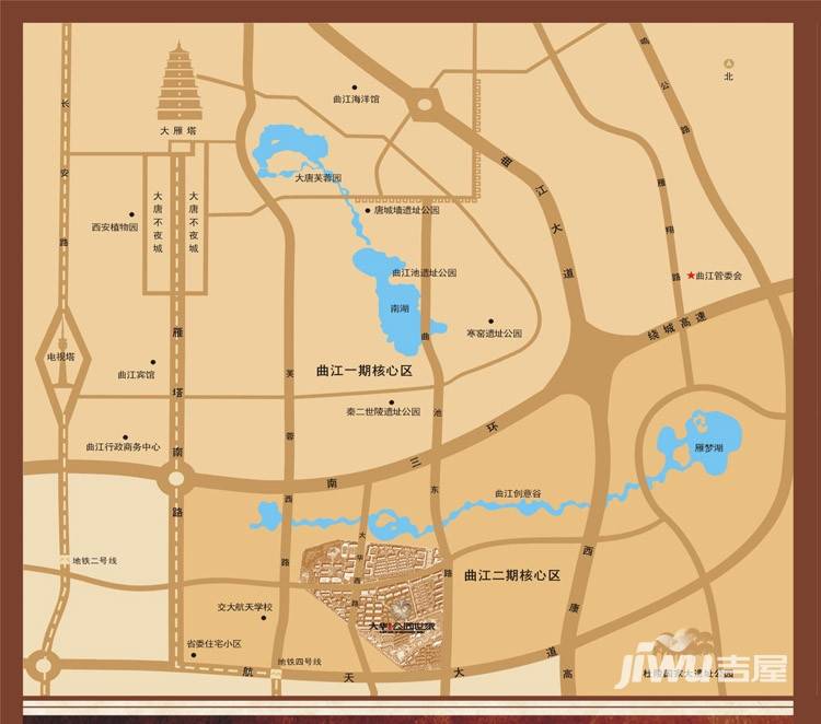 大华曲江公园世家规划图图片