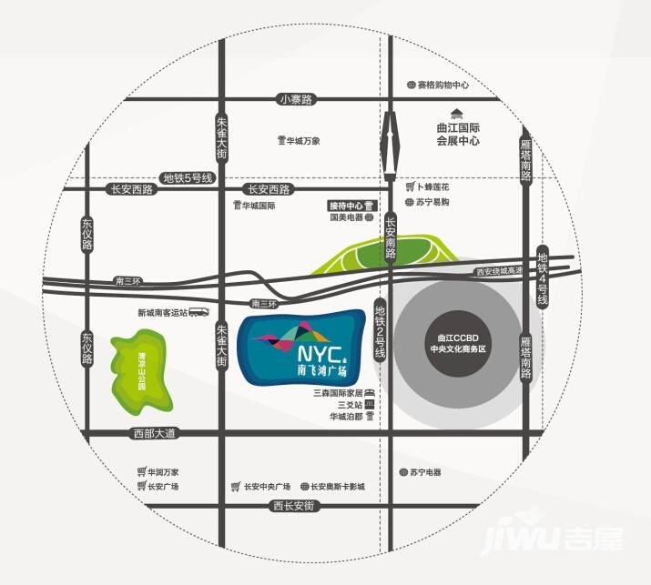 南飞鸿广场位置交通图图片