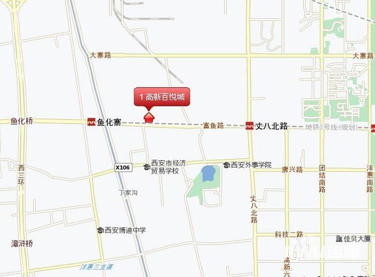 高新百悦城位置交通图图片