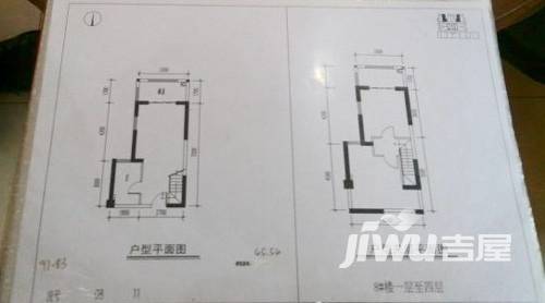 上上墅普通住宅45.5㎡户型图