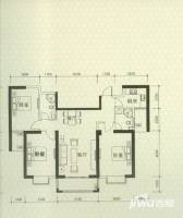 罗马景福城3室2厅2卫123.1㎡户型图