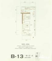 南门望城普通住宅42.7㎡户型图