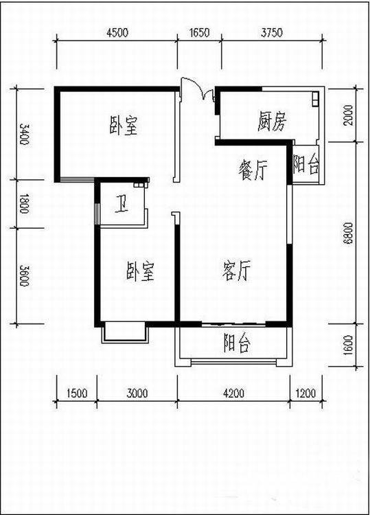 曲江观山悦4室2厅2卫191㎡户型图