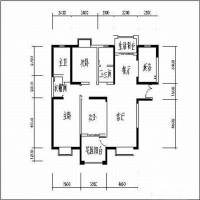 曲江观山悦3室2厅2卫141.6㎡户型图