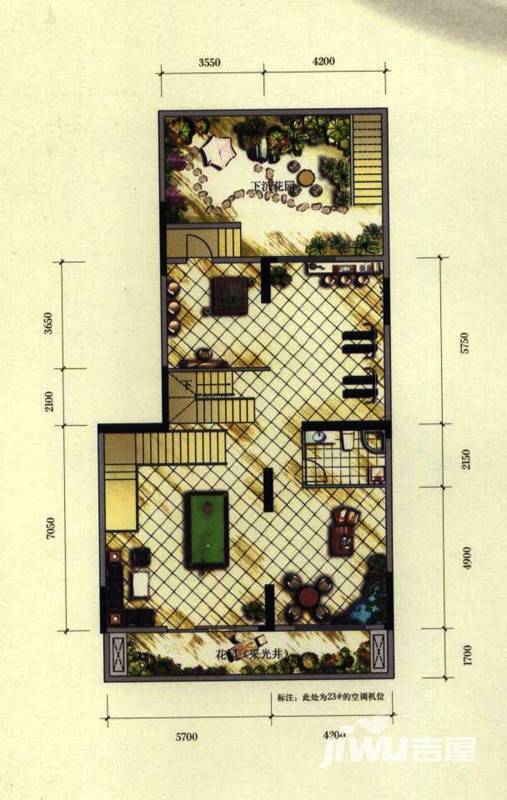 金地湖城大境同禧普通住宅114.2㎡户型图