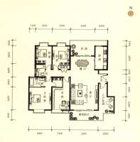 曲江诸子阶4室2厅2卫188㎡户型图