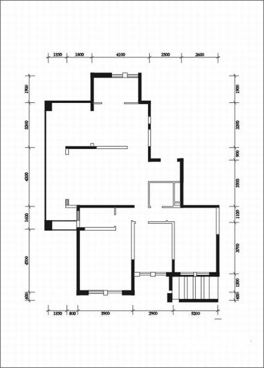 鸿基紫韵3室2厅2卫145.5㎡户型图