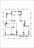 鸿基紫韵4室2厅2卫206.3㎡户型图